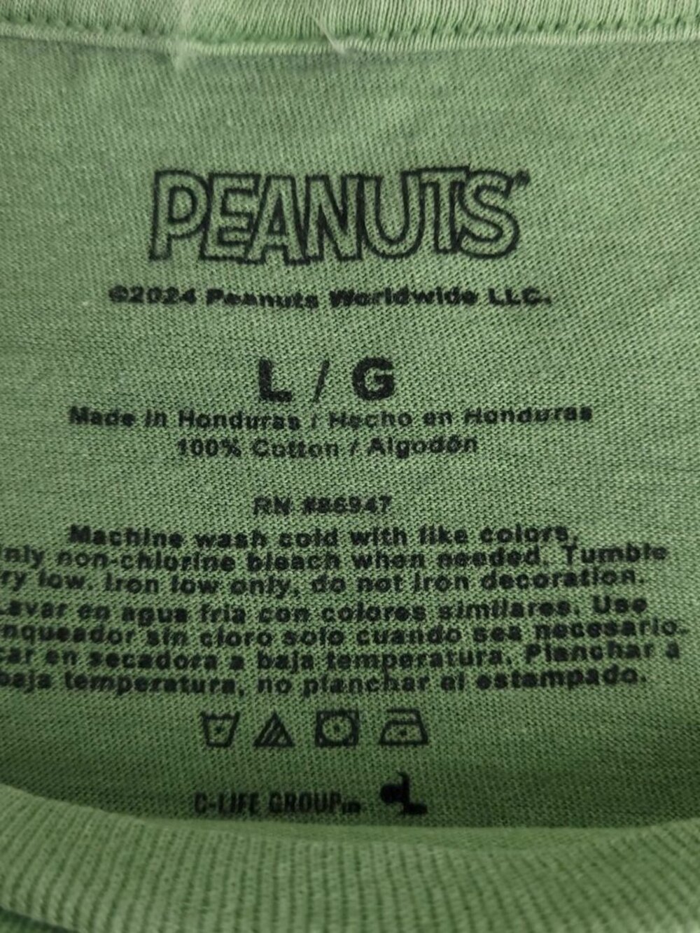 Peanuts Snoopy Woodstock camping golf t-shirt - Picture 5 of 6